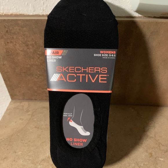 skechers active no show liner
